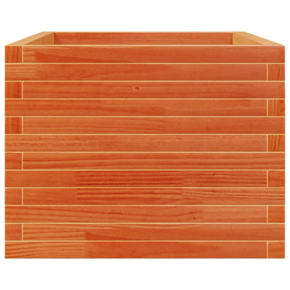 Plantenbak 110x60x49,5 cm massief grenenhout wasbruin
