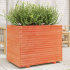 Planter 90x60x72.5 cm solid pine wax brown