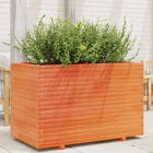 Planter 110x60x72 cm solid pine wax brown