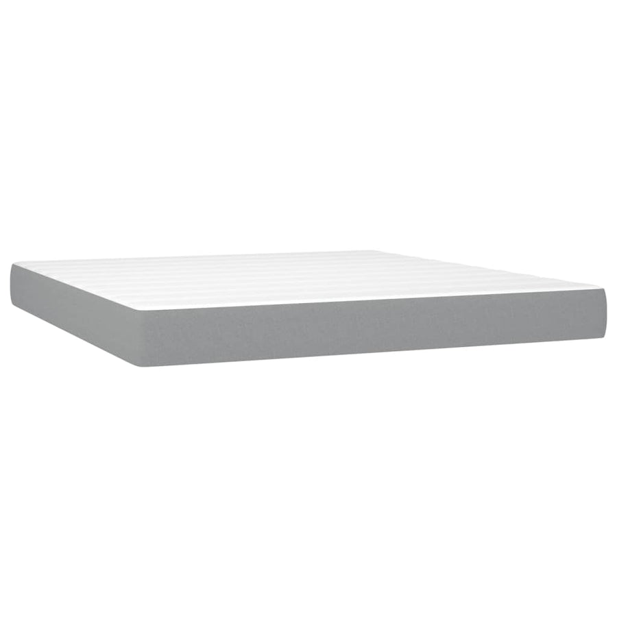 Bed met matras massief grenenhout wasbruin 160x200 cm