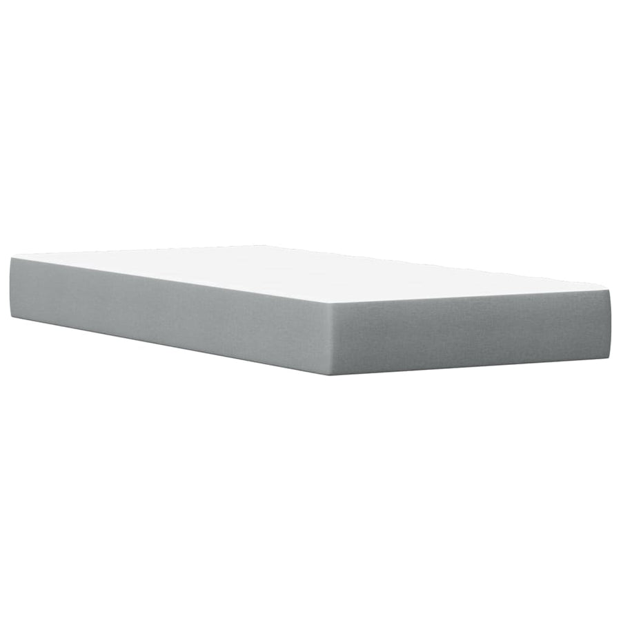 Bed met matras massief grenenhout wit 90x200 cm