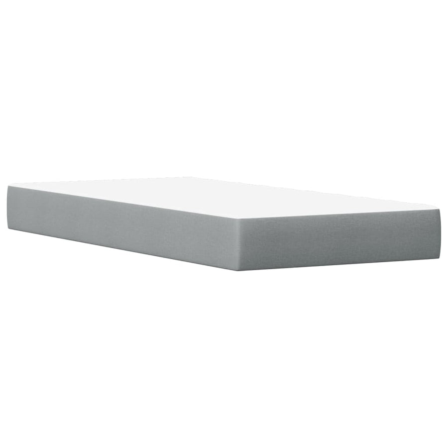 Bed met matras massief grenenhout wasbruin 90x190 cm