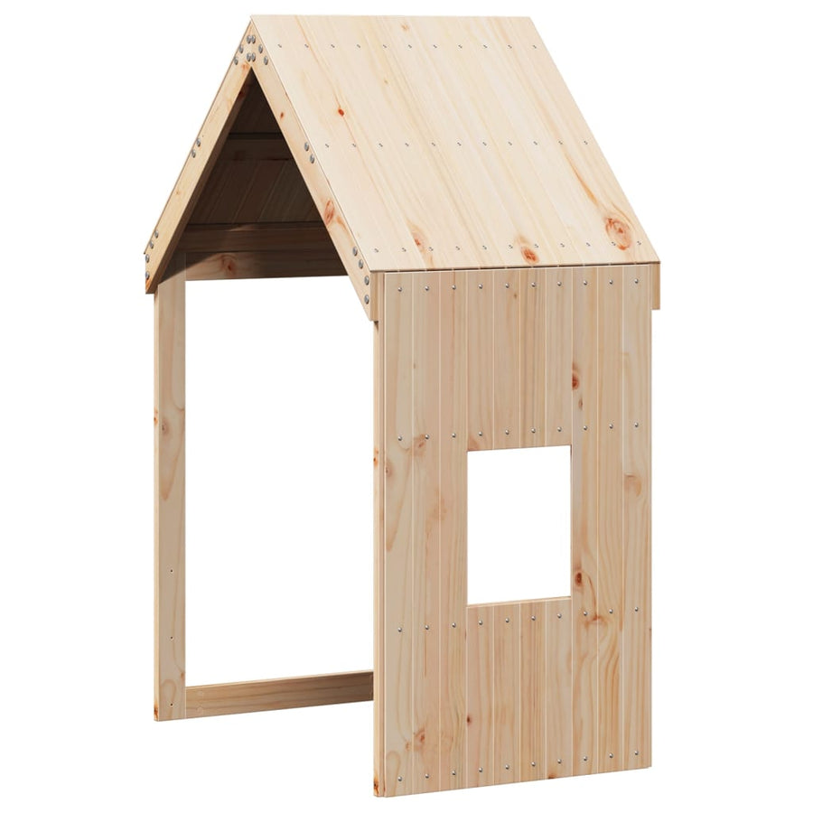 Kinderbedhuis massief grenenhout 90x200 cm