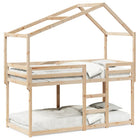 Stapelbedframe massief grenenhout 90x200 cm