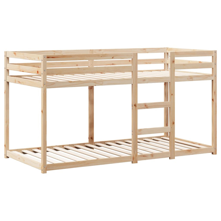 Kinderbedhuis massief grenenhout 90x200 cm