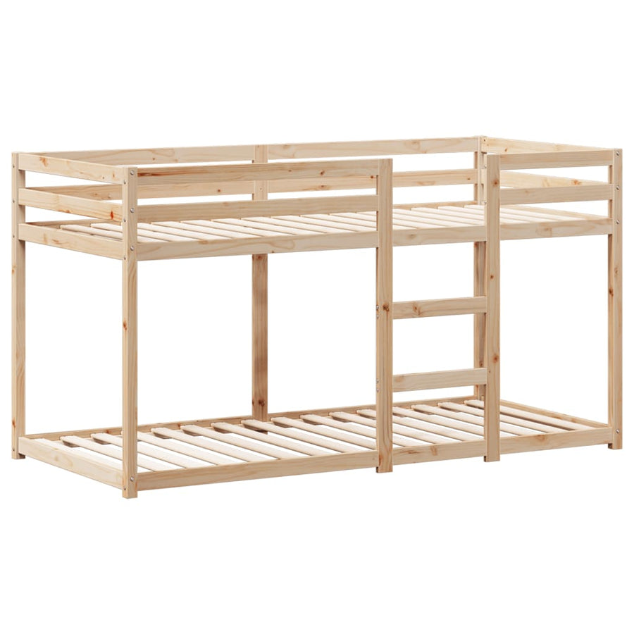 Kinderbedhuis massief grenenhout 90x200 cm