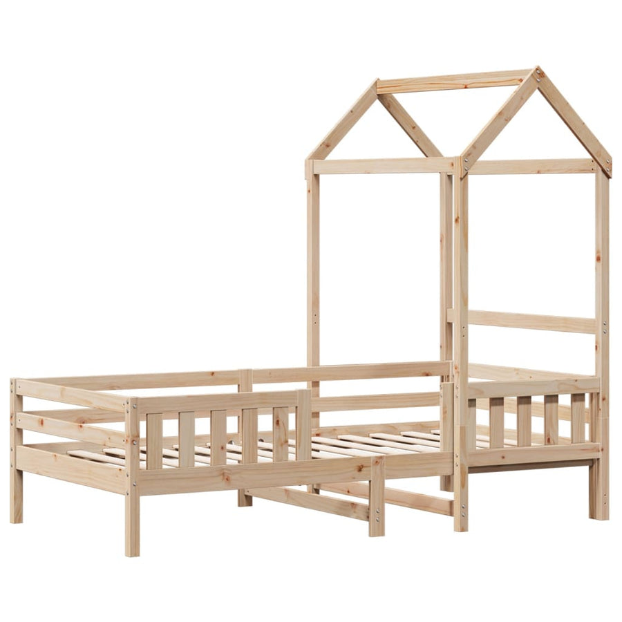 Bedframe met huisje massief grenenhout 100x200 cm