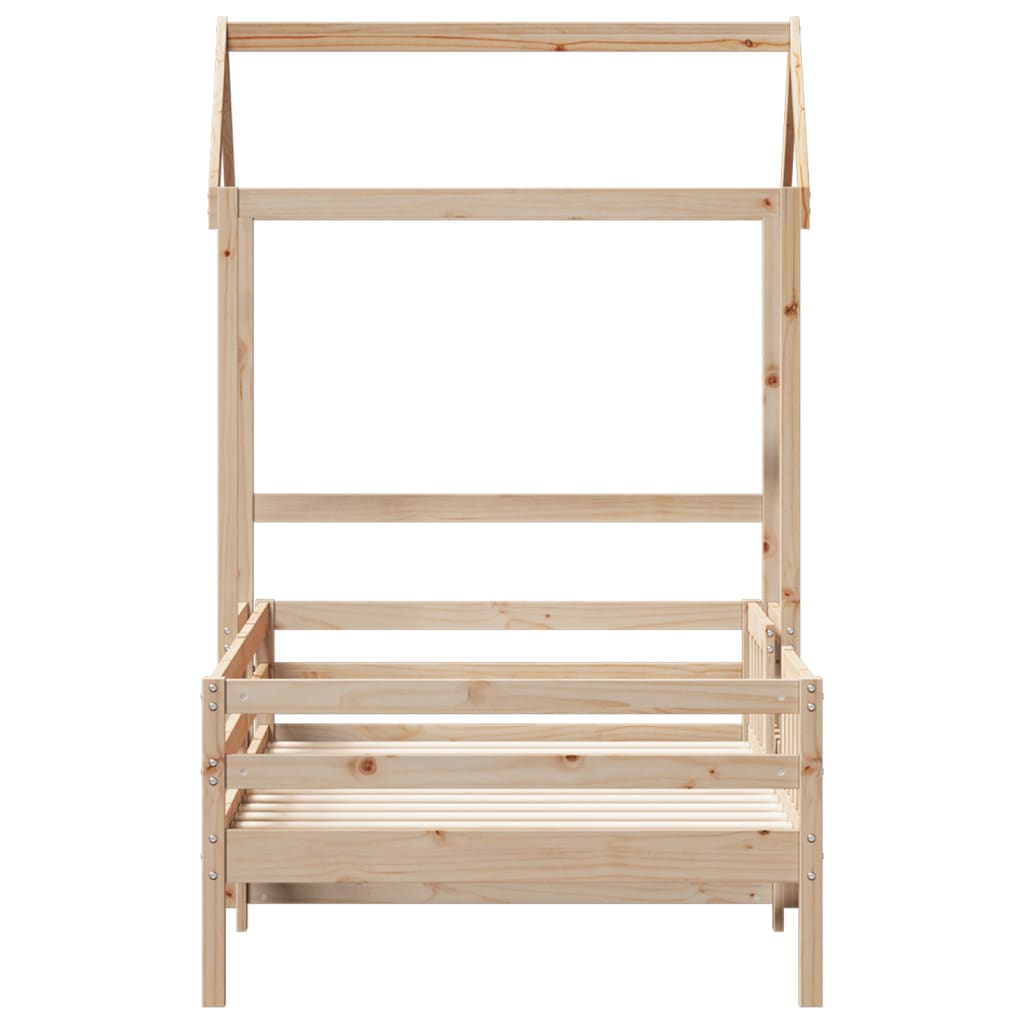 Bedframe met huisje massief grenenhout 100x200 cm