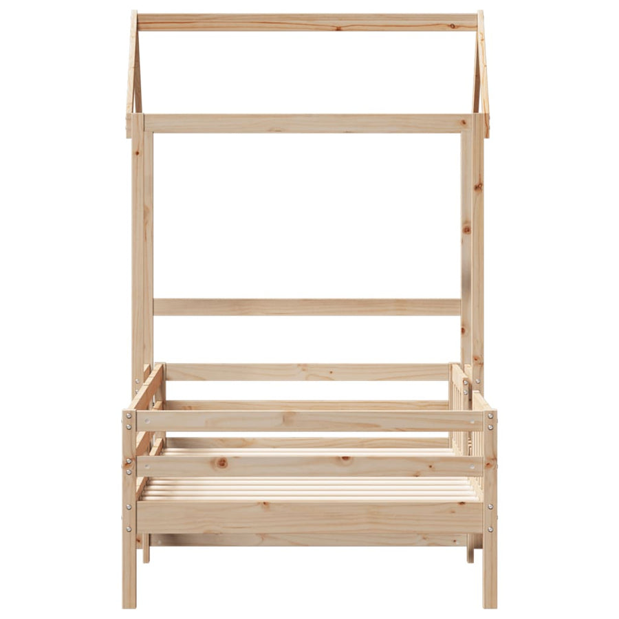 Bedframe met huisje massief grenenhout 100x200 cm