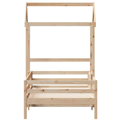 Bedframe met huisje massief grenenhout 80x200 cm
