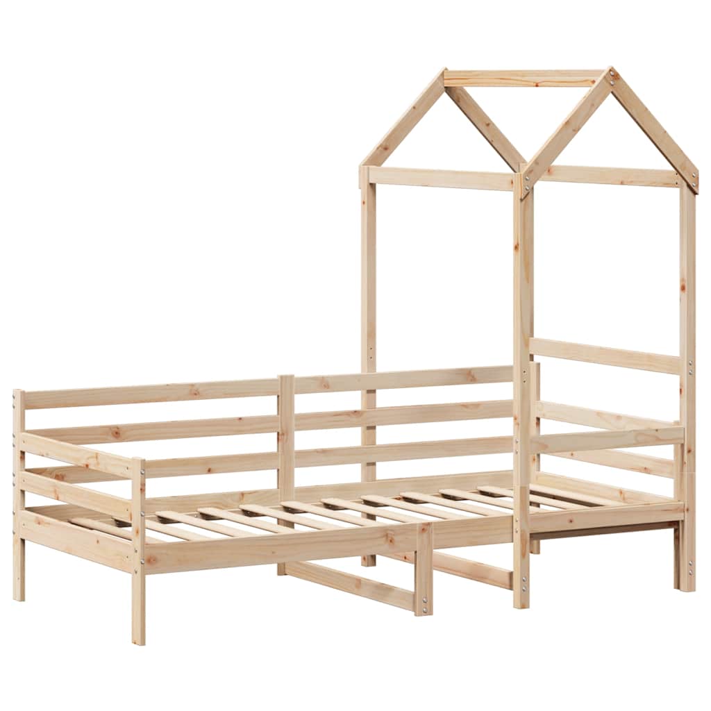 Slaapbank met huisje 80x200 cm massief grenenhout