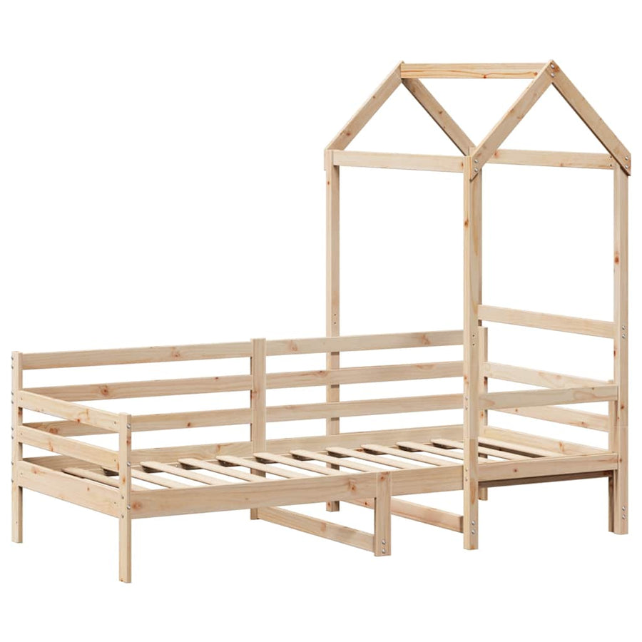 Slaapbank met huisje 80x200 cm massief grenenhout