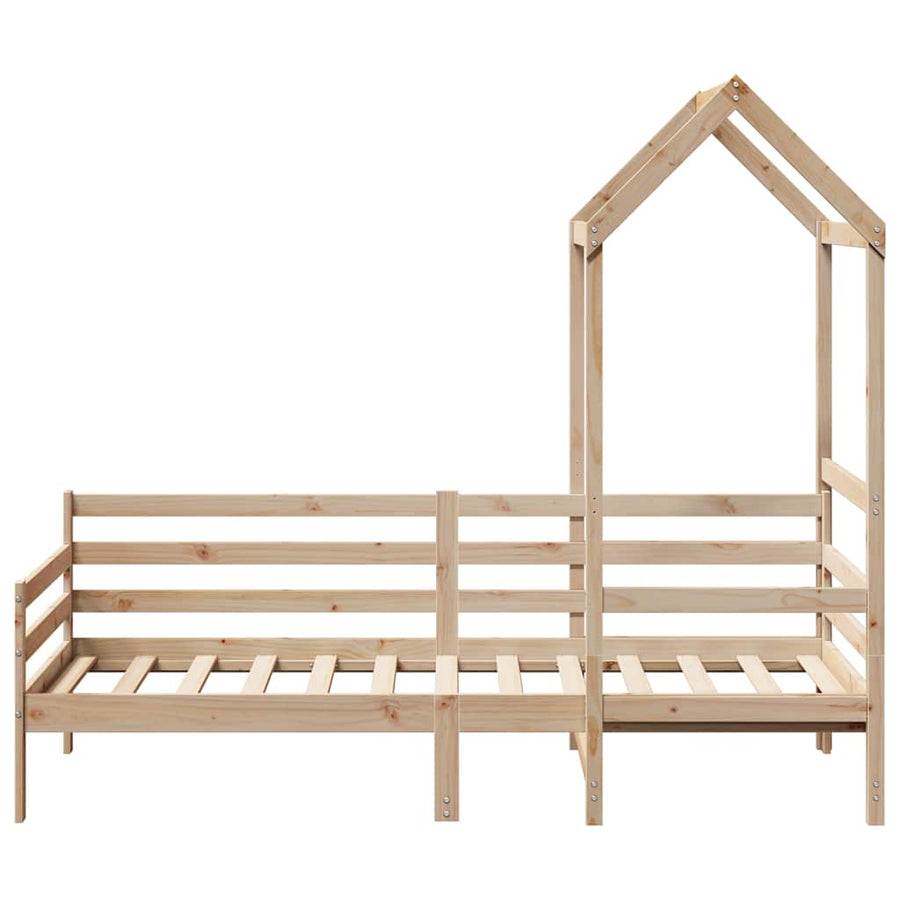Slaapbank met huisje 80x200 cm massief grenenhout
