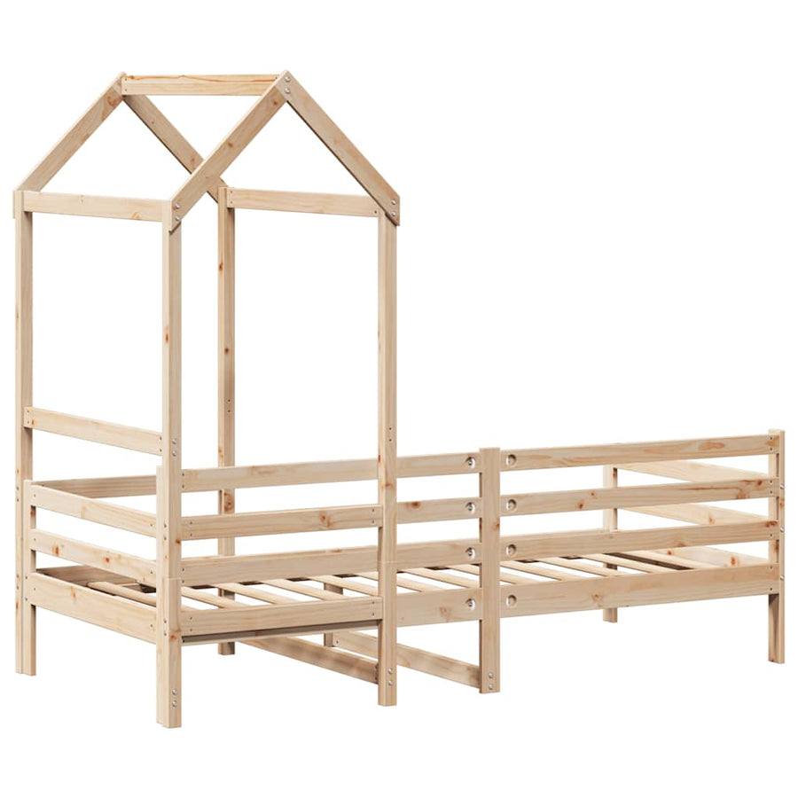 Slaapbank met huisje 80x200 cm massief grenenhout
