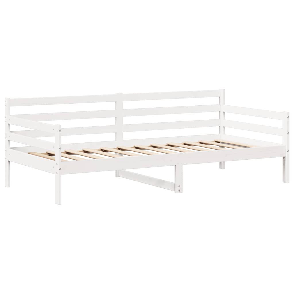 Slaapbank met bedhuis 80x200 cm massief grenenhout wit