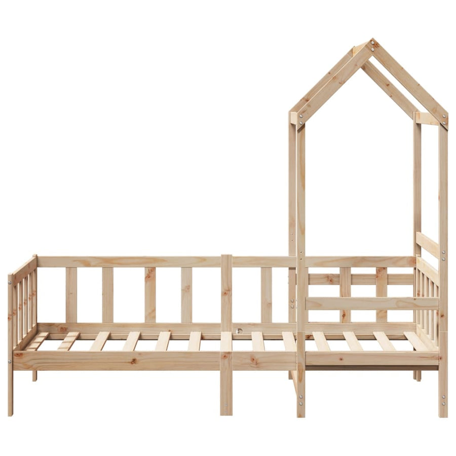 Slaapbank met huisje 80x200 cm massief grenenhout