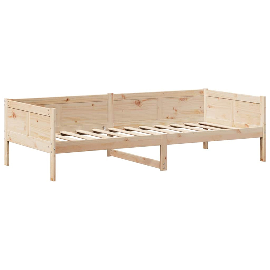 Slaapbank Met Huisje Massief Grenenhout 80 x 200 cm Naturel