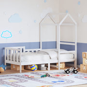 Slaapbank bedhuis 80x200 cm massief grenenhout wit