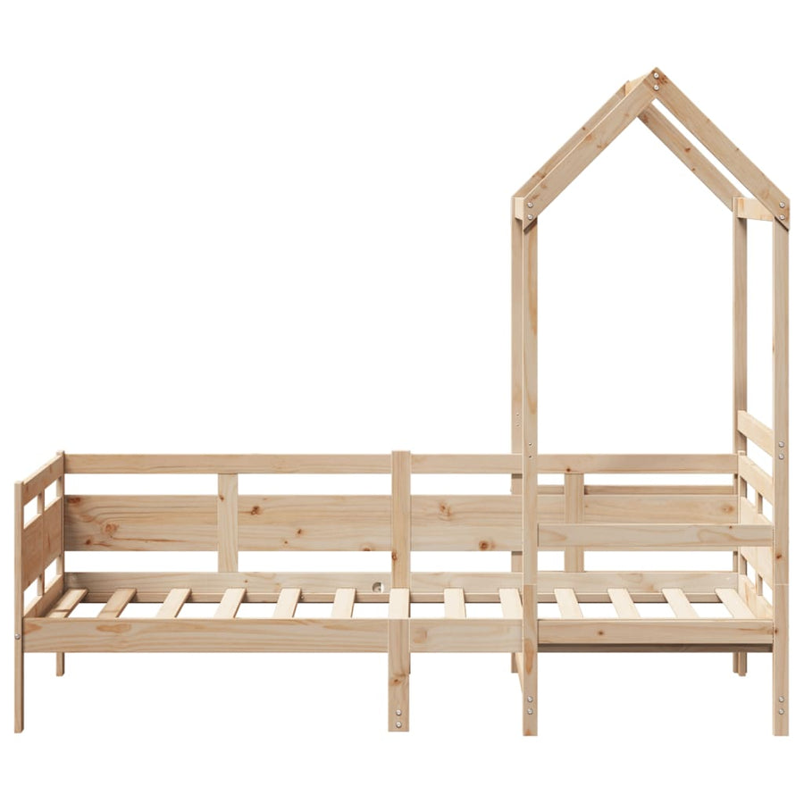 Slaapbank met huisje 80x200 cm massief grenenhout