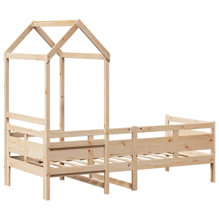 Slaapbank met huisje 80x200 cm massief grenenhout