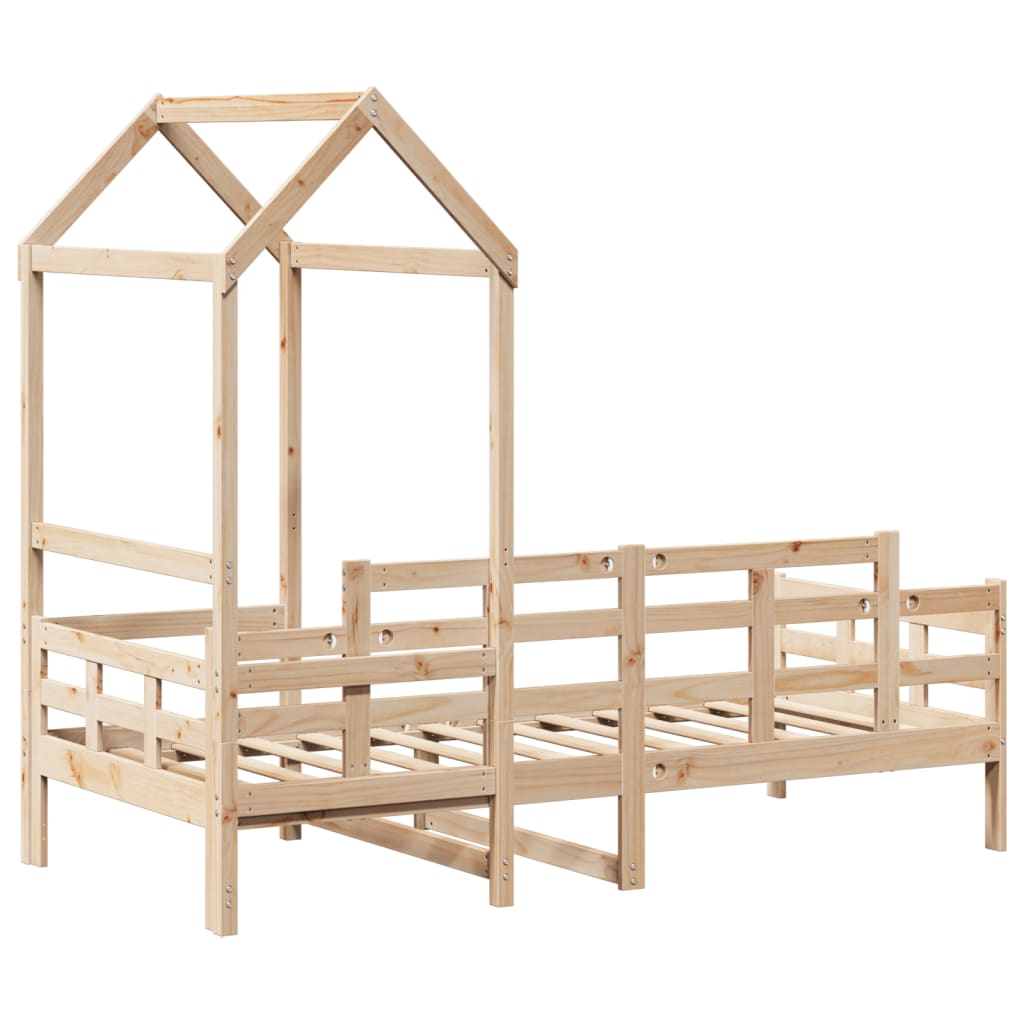 Slaapbank met huisje 90x200 cm massief grenenhout