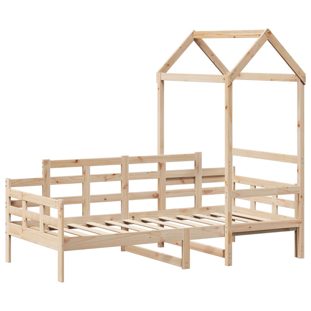 Slaapbank met huisje 80x200 cm massief grenenhout