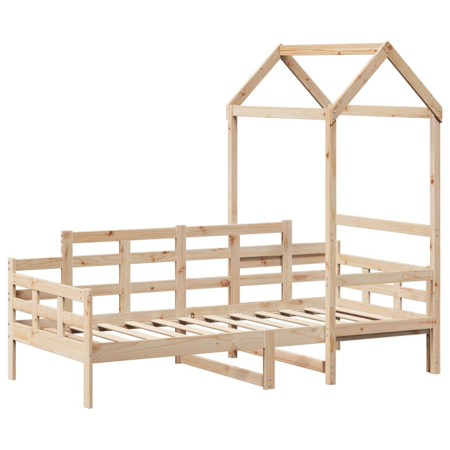 Slaapbank met huisje 80x200 cm massief grenenhout