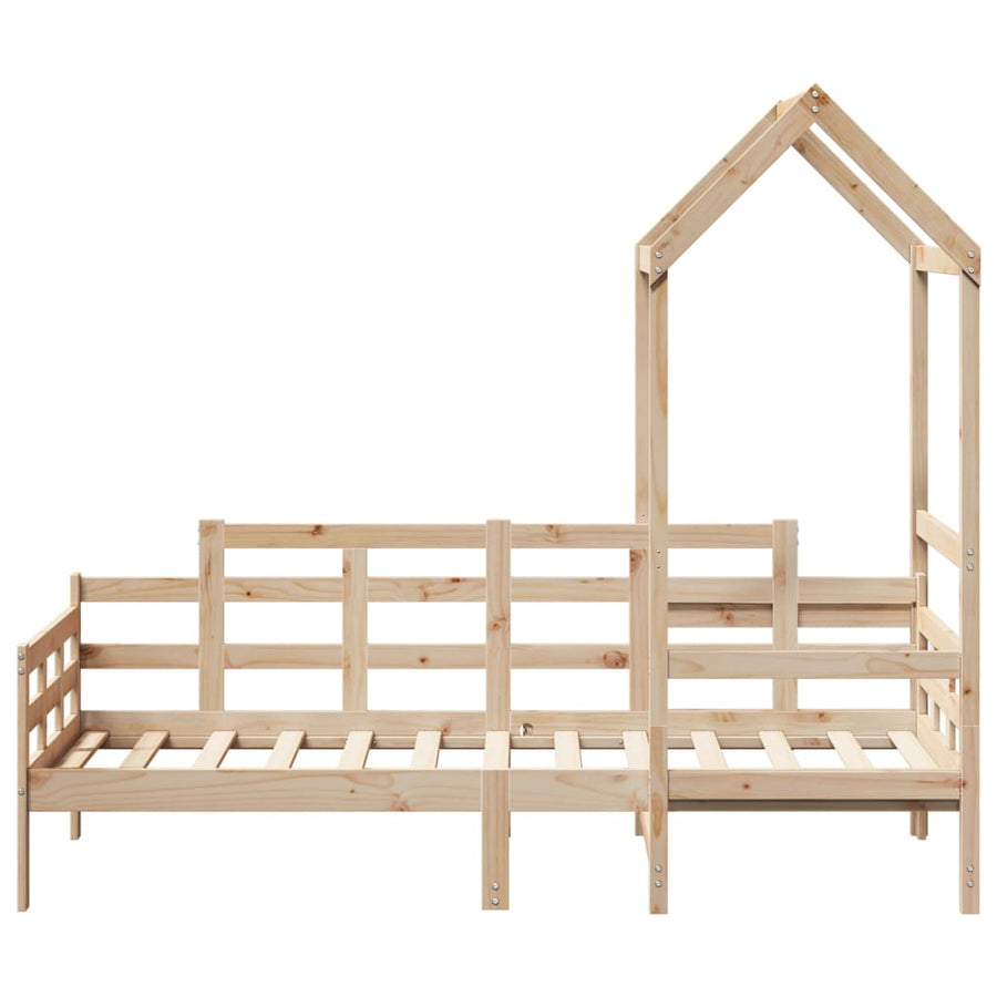Slaapbank met huisje 80x200 cm massief grenenhout
