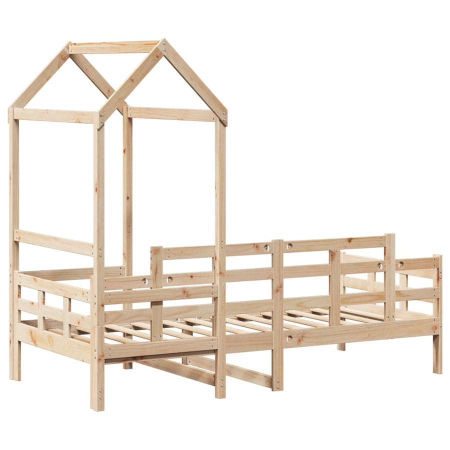 Slaapbank met huisje 80x200 cm massief grenenhout