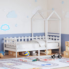 Daybed with house bed 80x200 cm solid pine white