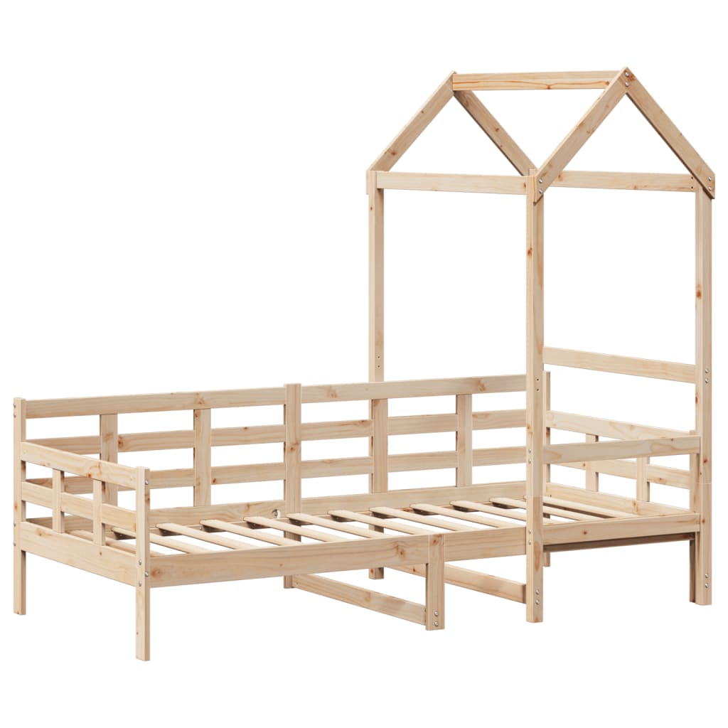 Slaapbank met huisje 80x200 cm massief grenenhout