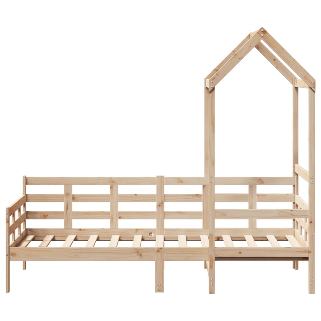 Slaapbank met huisje 80x200 cm massief grenenhout