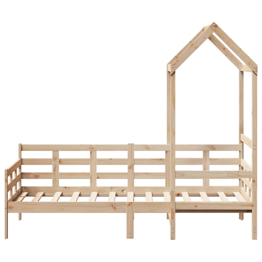 Slaapbank met huisje 80x200 cm massief grenenhout
