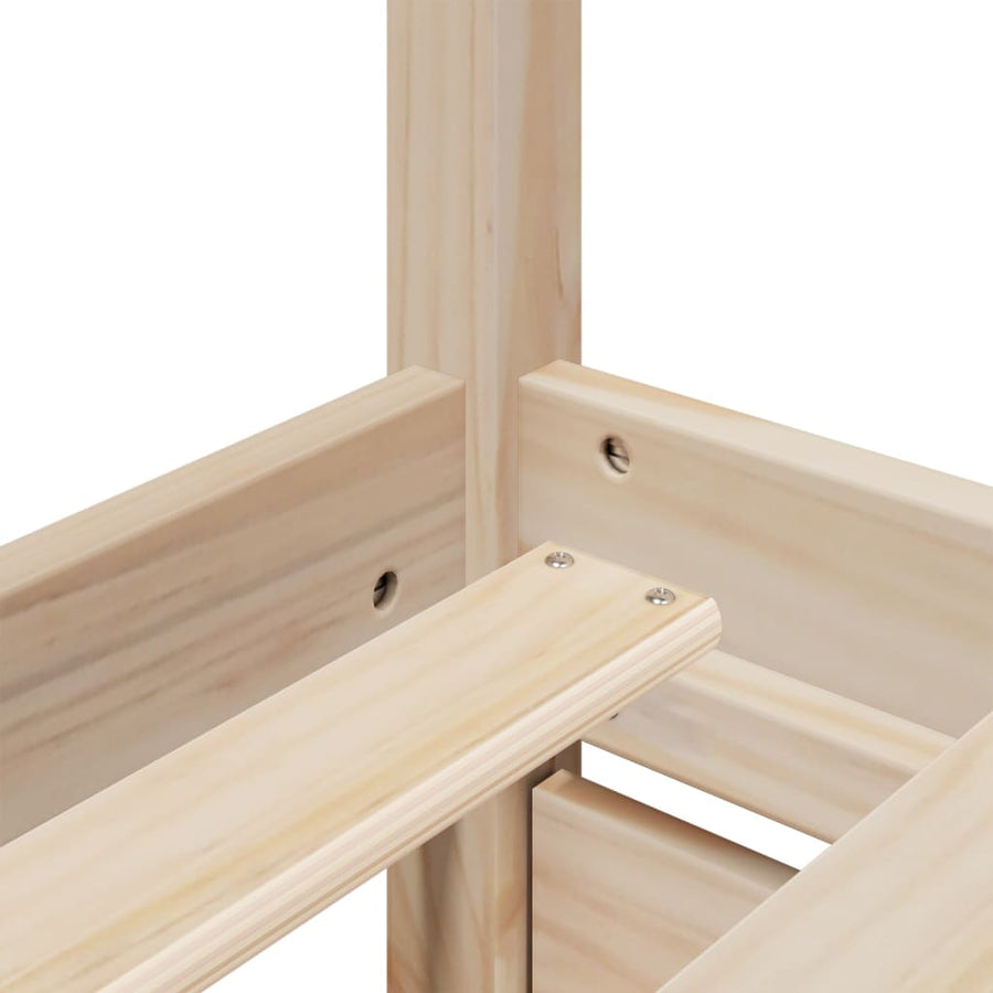 Bedframe met lades massief grenenhout 140x190 cm