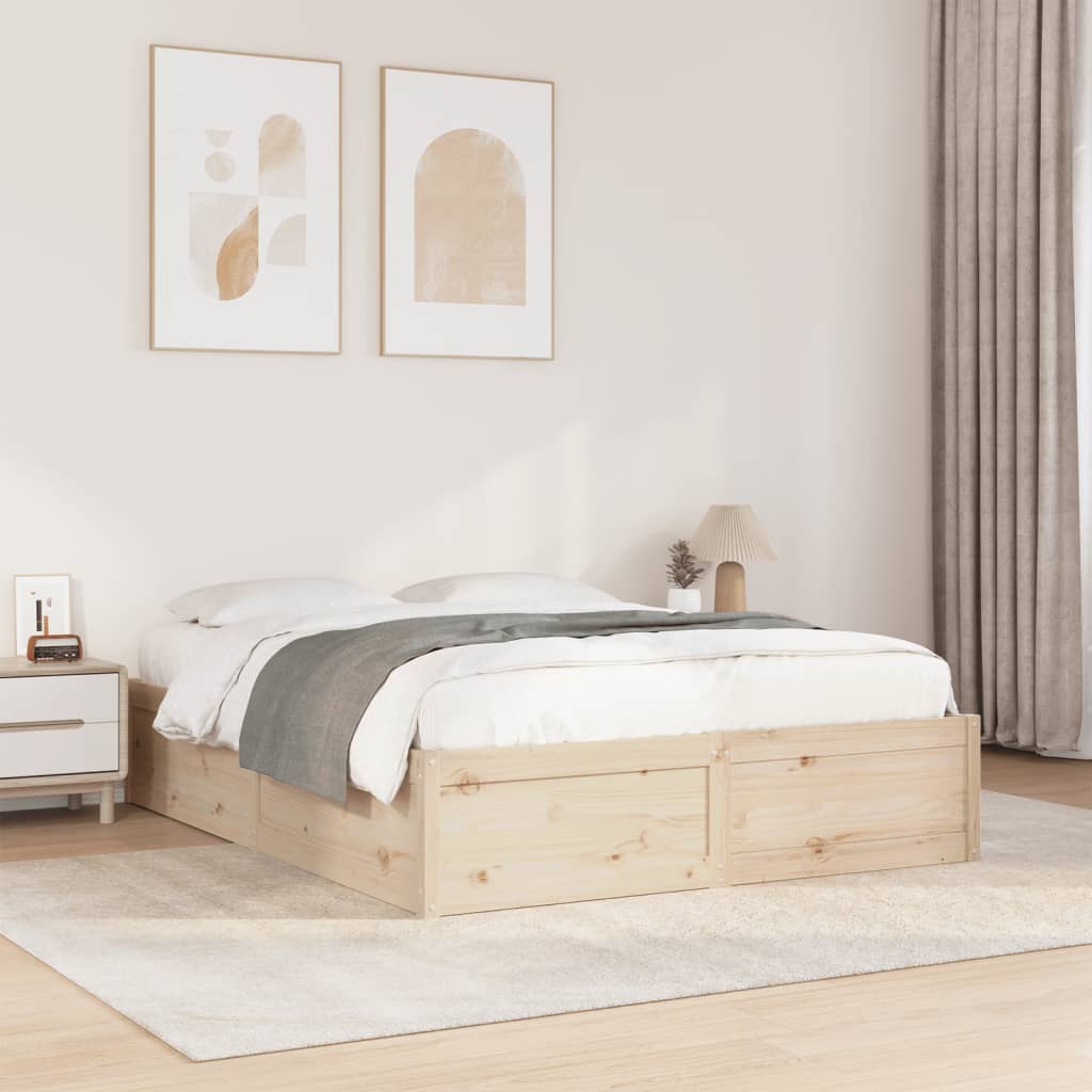 Bedframe massief grenenhout 140x200 cm