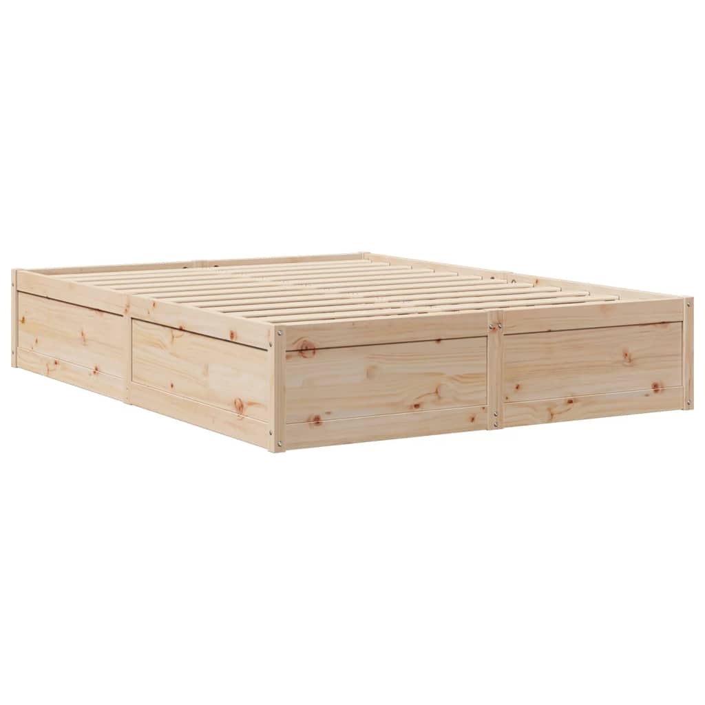 Bedframe massief grenenhout 140x190 cm