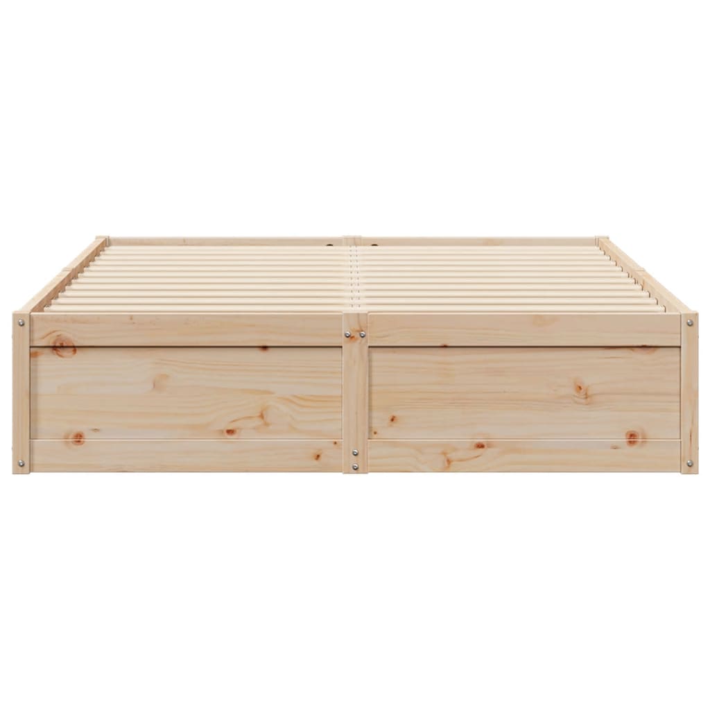 Bedframe massief grenenhout 140x190 cm