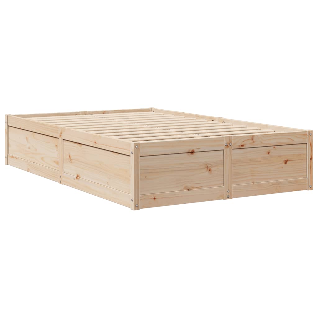 Bedframe massief grenenhout 135x190 cm