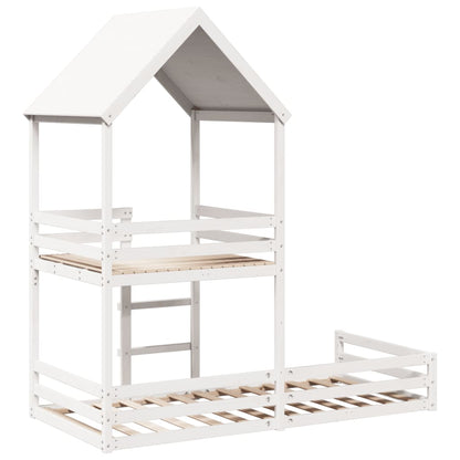 Kinderbed Met Huisje Massief Grenenhout 80 x 200 cm