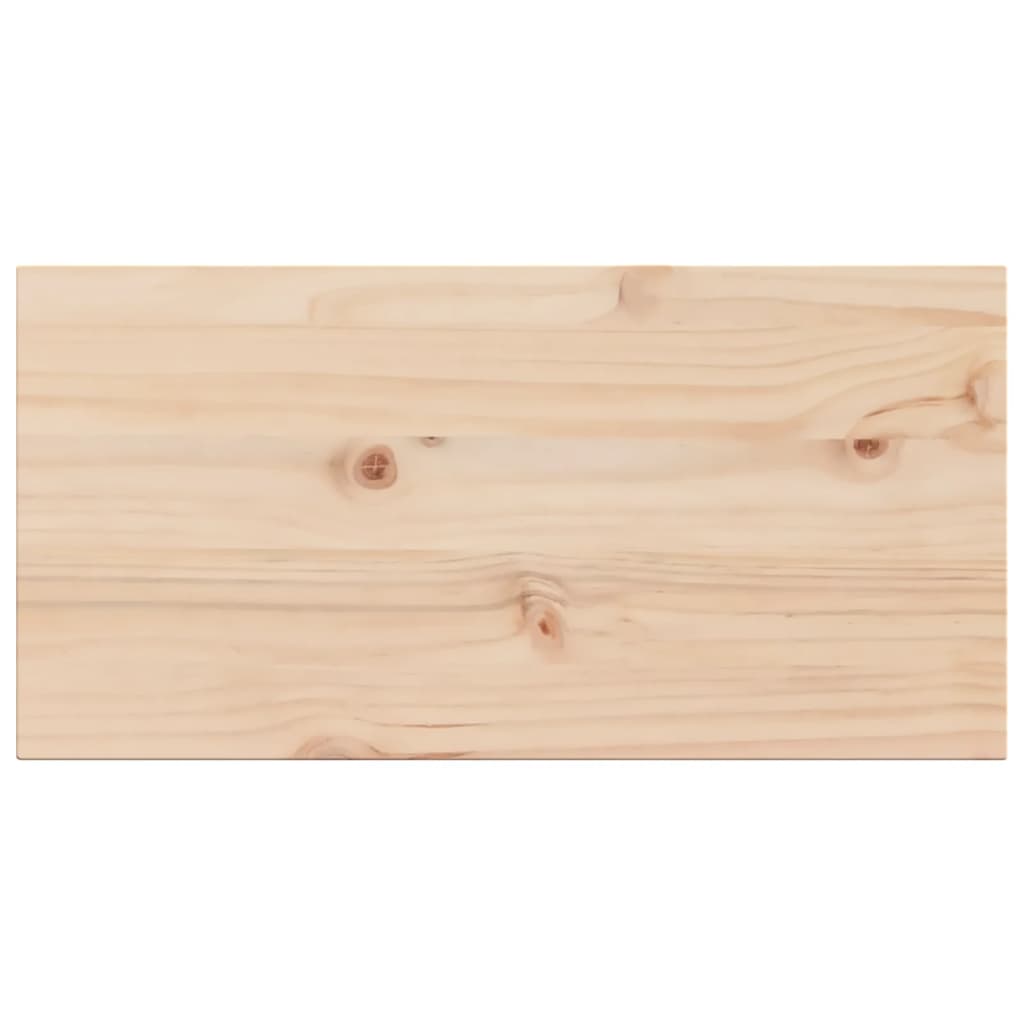 Tafelbladen 2 st rechthoekig 60x30x1,7 cm massief grenenhout