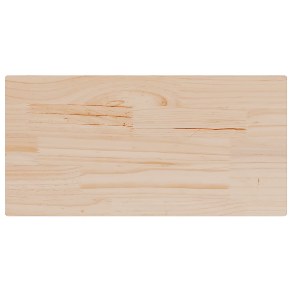 Tafelbladen 2 st rechthoekig 70x35x1,7 cm massief grenenhout