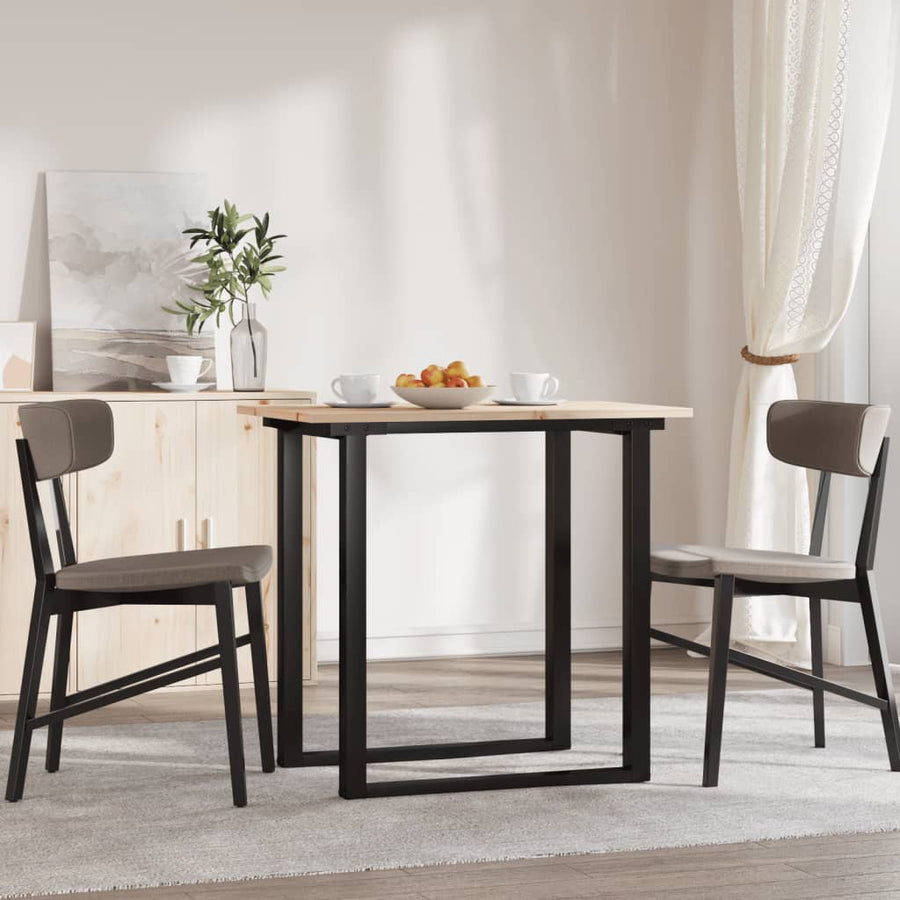 Tafelblad rechthoekig 80x50x1,7 cm massief grenenhout