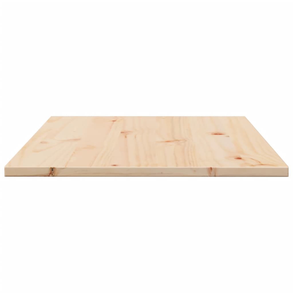 Tafelblad rechthoekig 80x50x1,7 cm massief grenenhout