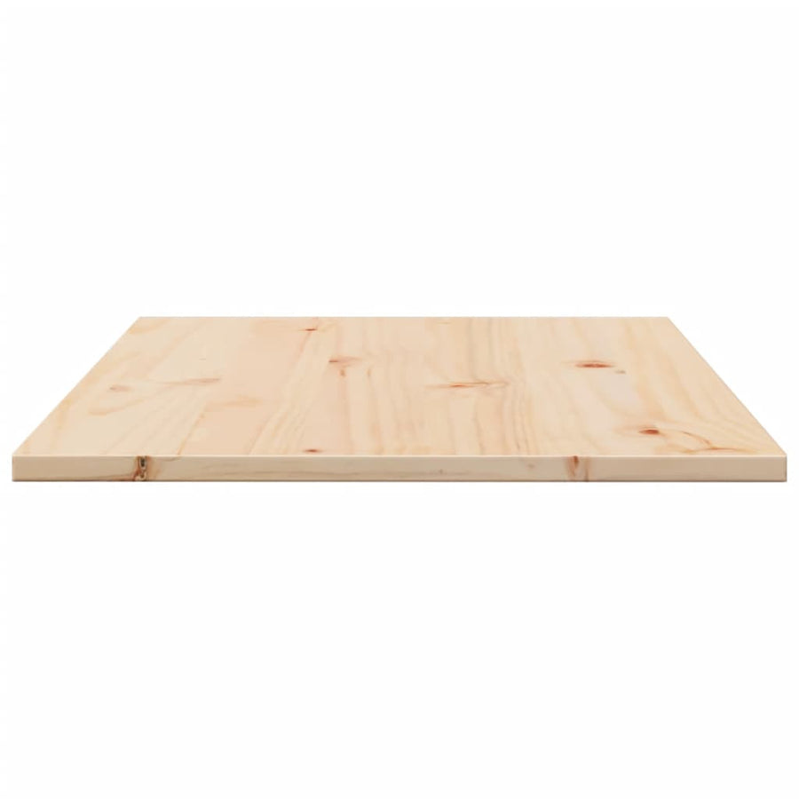Tafelblad rechthoekig 80x50x1,7 cm massief grenenhout