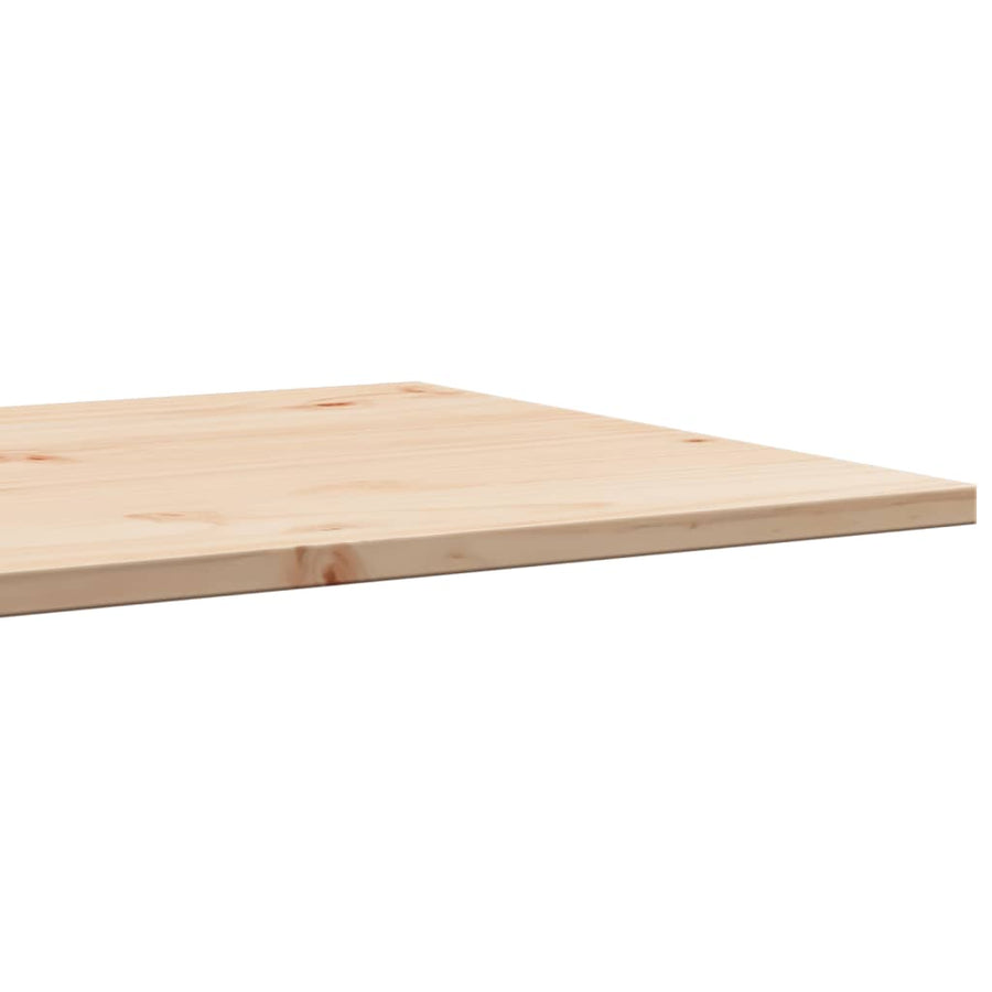 Tafelblad rechthoekig 80x50x1,7 cm massief grenenhout