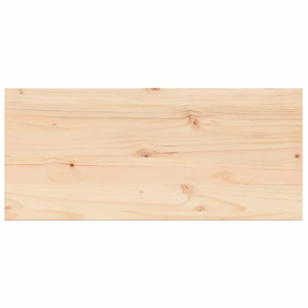 Tafelblad rechthoekig 90x40x1,7 cm massief grenenhout