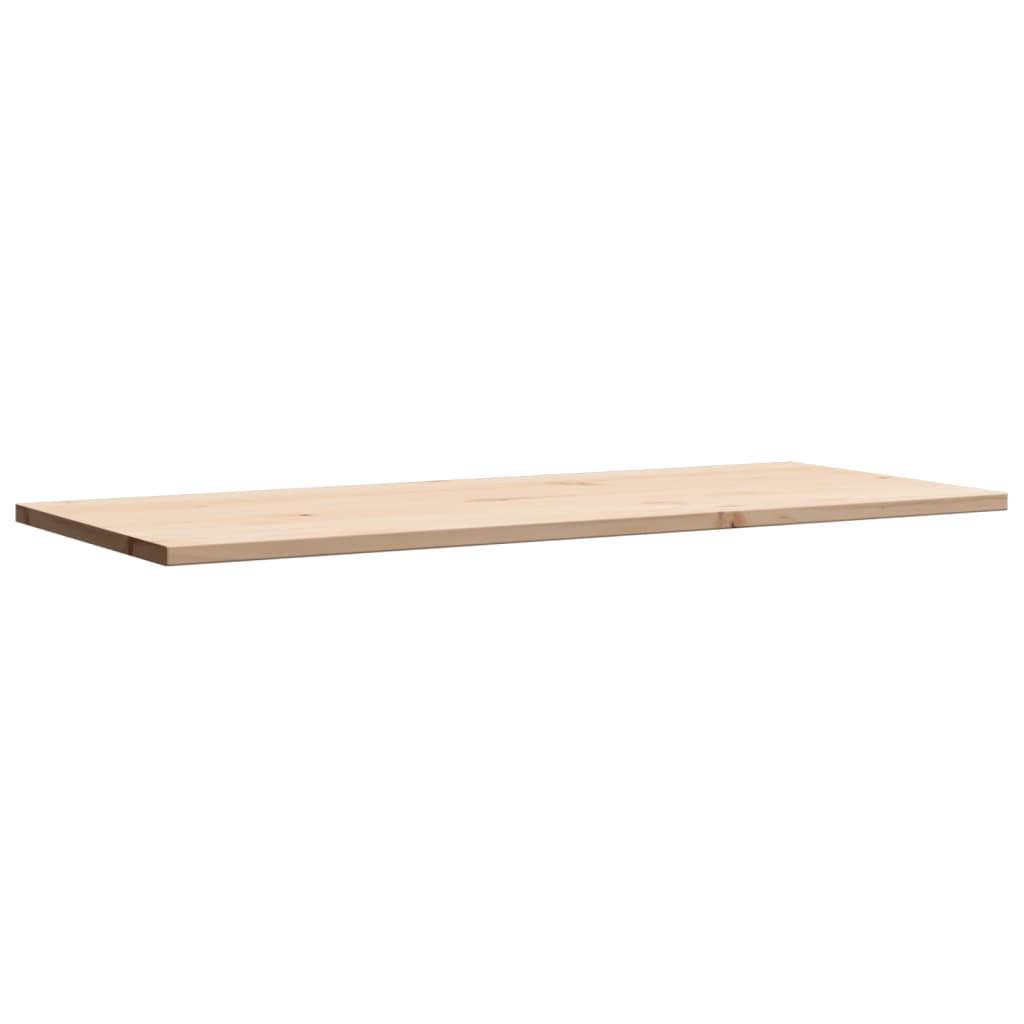 Tafelblad rechthoekig 90x40x1,7 cm massief grenenhout