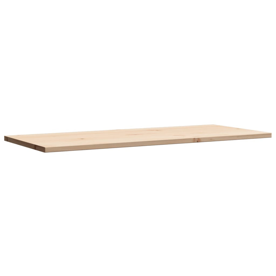 Tafelblad rechthoekig 90x40x1,7 cm massief grenenhout