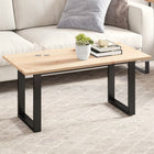 Tabletop rectangular 100x50x1.7 cm solid pine wood