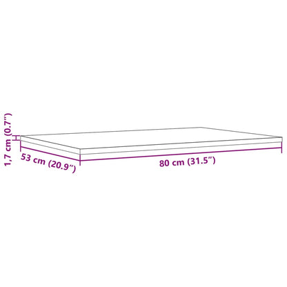 Tafelbladen 3 st rechthoekig 80x53x1,7 cm massief grenenhout
